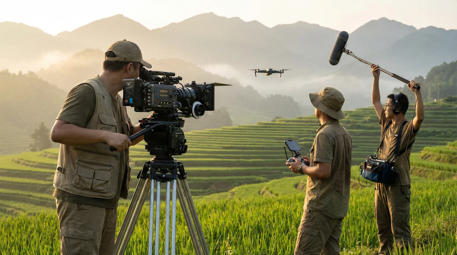 海角网海角社区栏目云南梯田纪录片拍摄团队